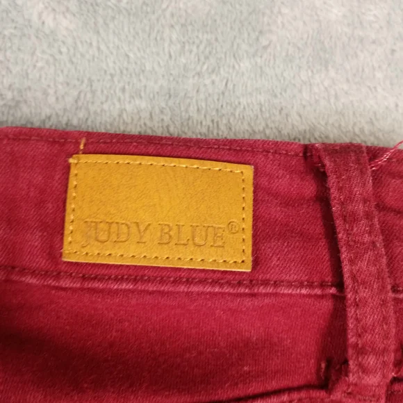 Judy Blue Womens Skinny Fit Red Jeans Size 3/26 - Picture 11 of 14